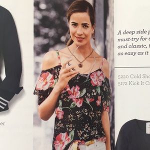 Cabi Cold Shoulder Cami